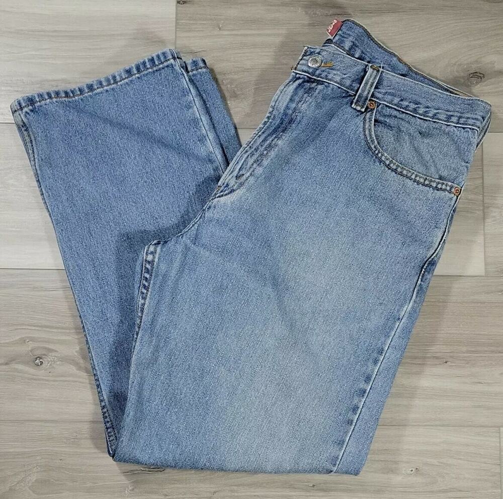 Levi's 505 Jeans Men's 38X29 Medium Wash Regular Fit Straight Leg #005054891